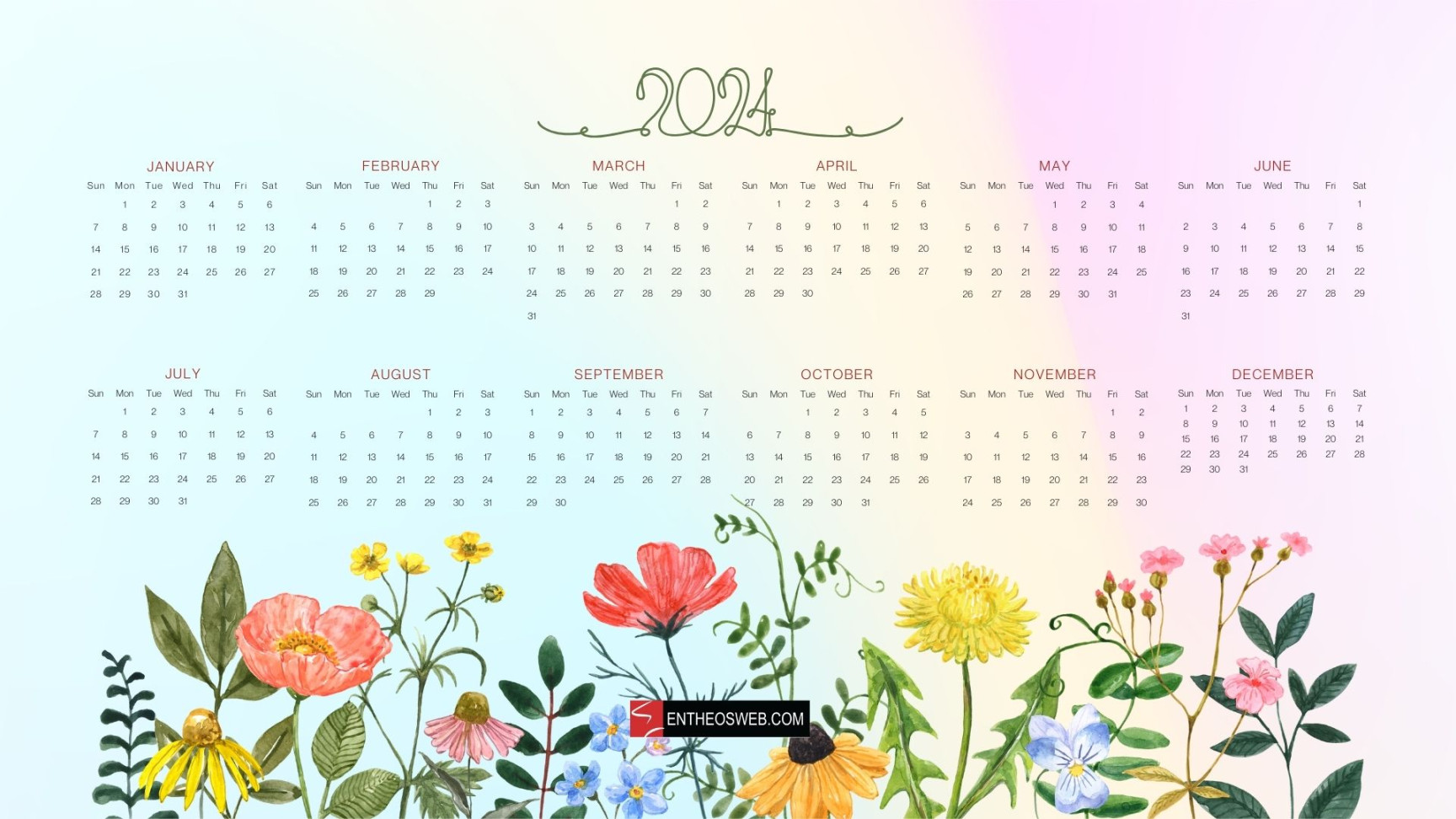 Calendar Desktop Wallpapers  EntheosWeb