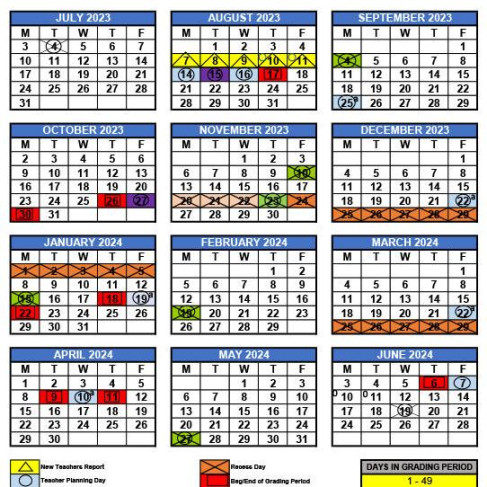 Miami-Dade County Public Schools  -  Calendar  Education