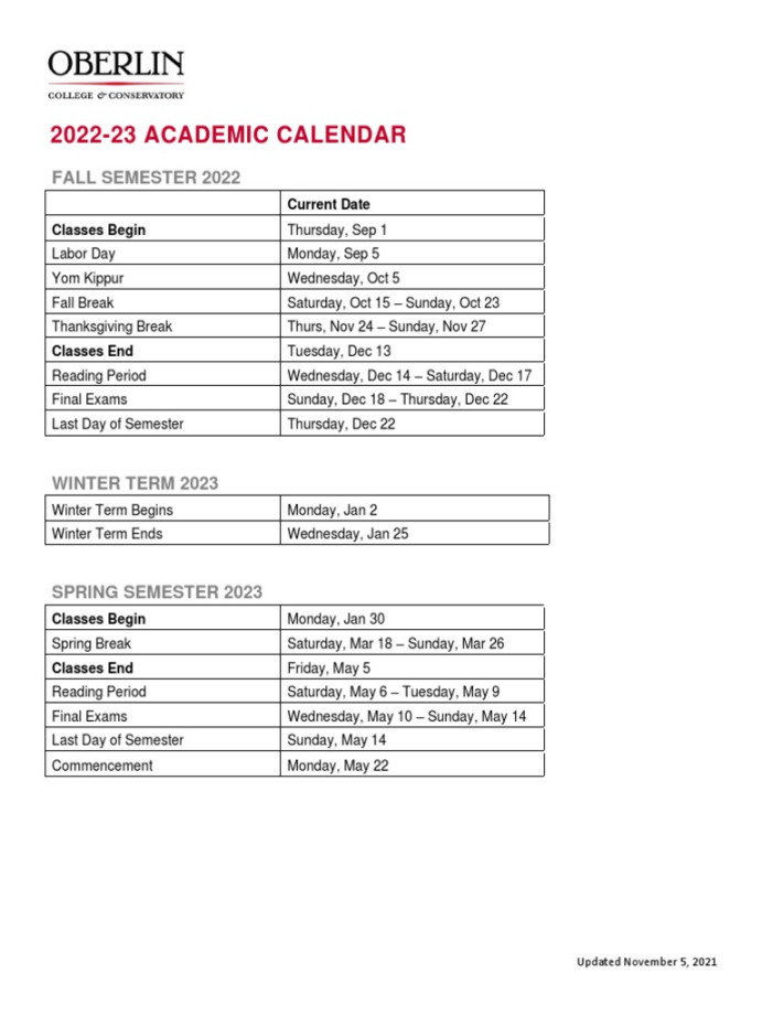 Academic Calendar    PDF