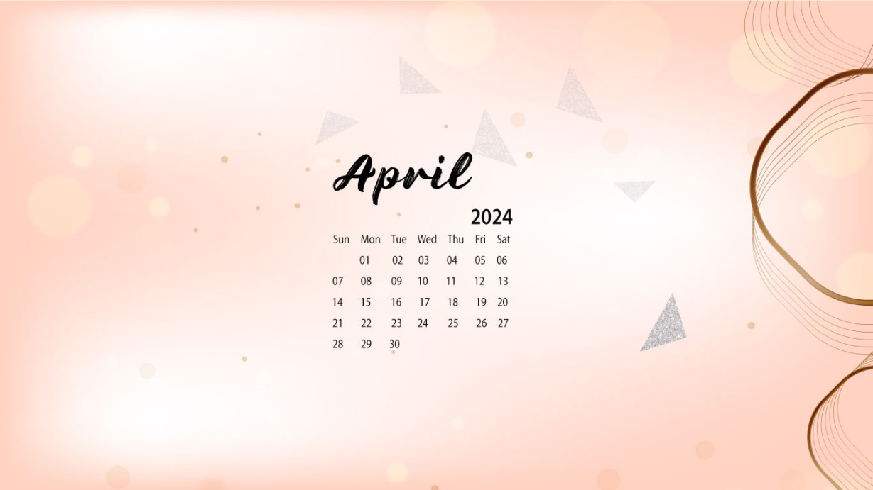 April  Desktop Wallpaper Calendar - CalendarLabs