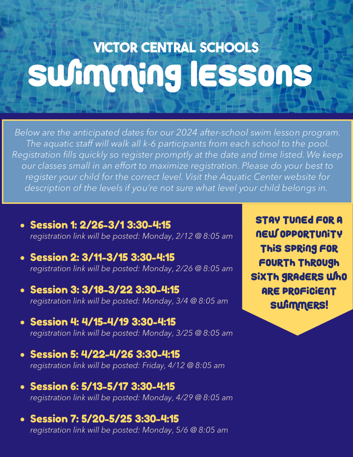 Aquatic & Fitness Center - Victor Blue Devils