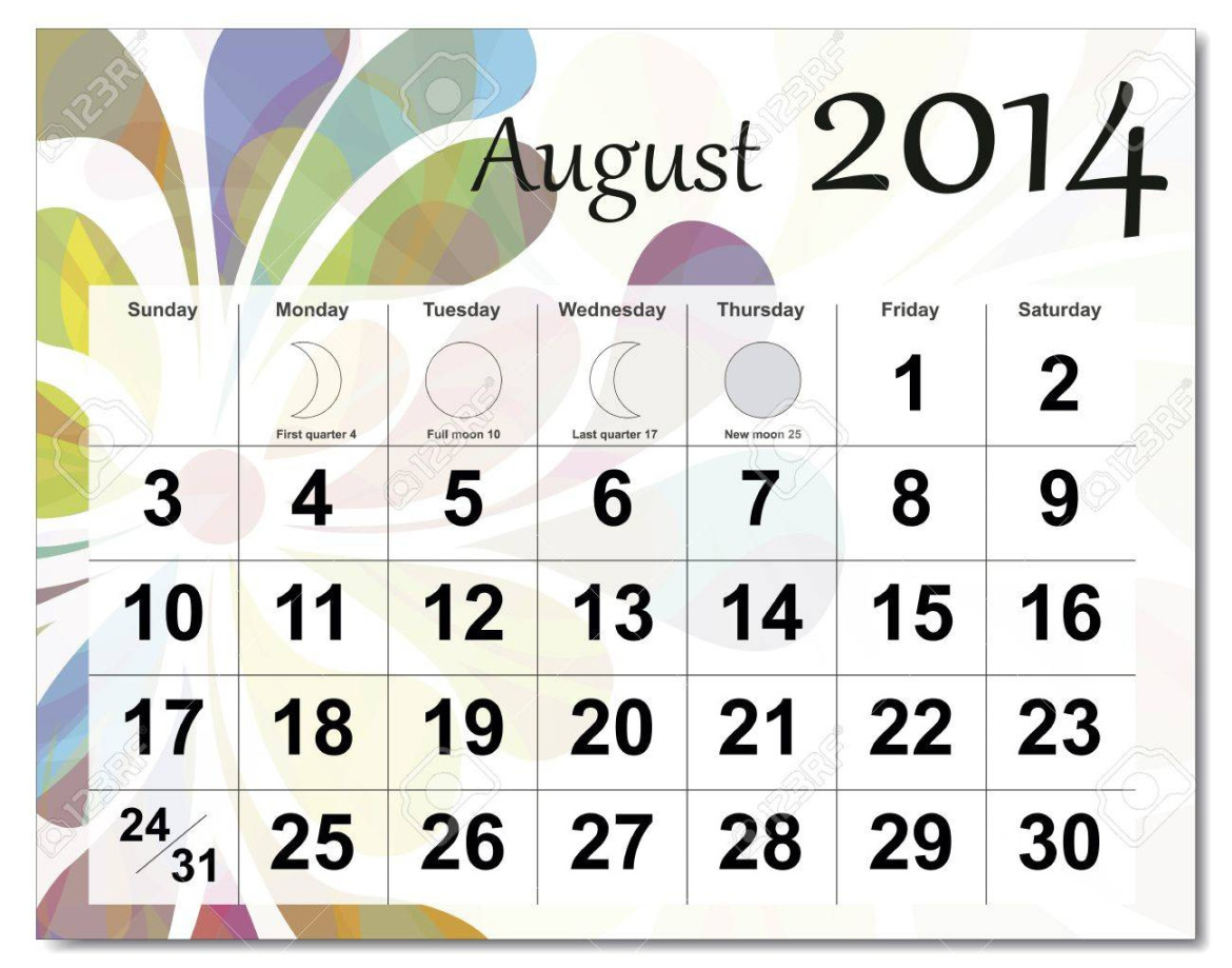 August  Calendar