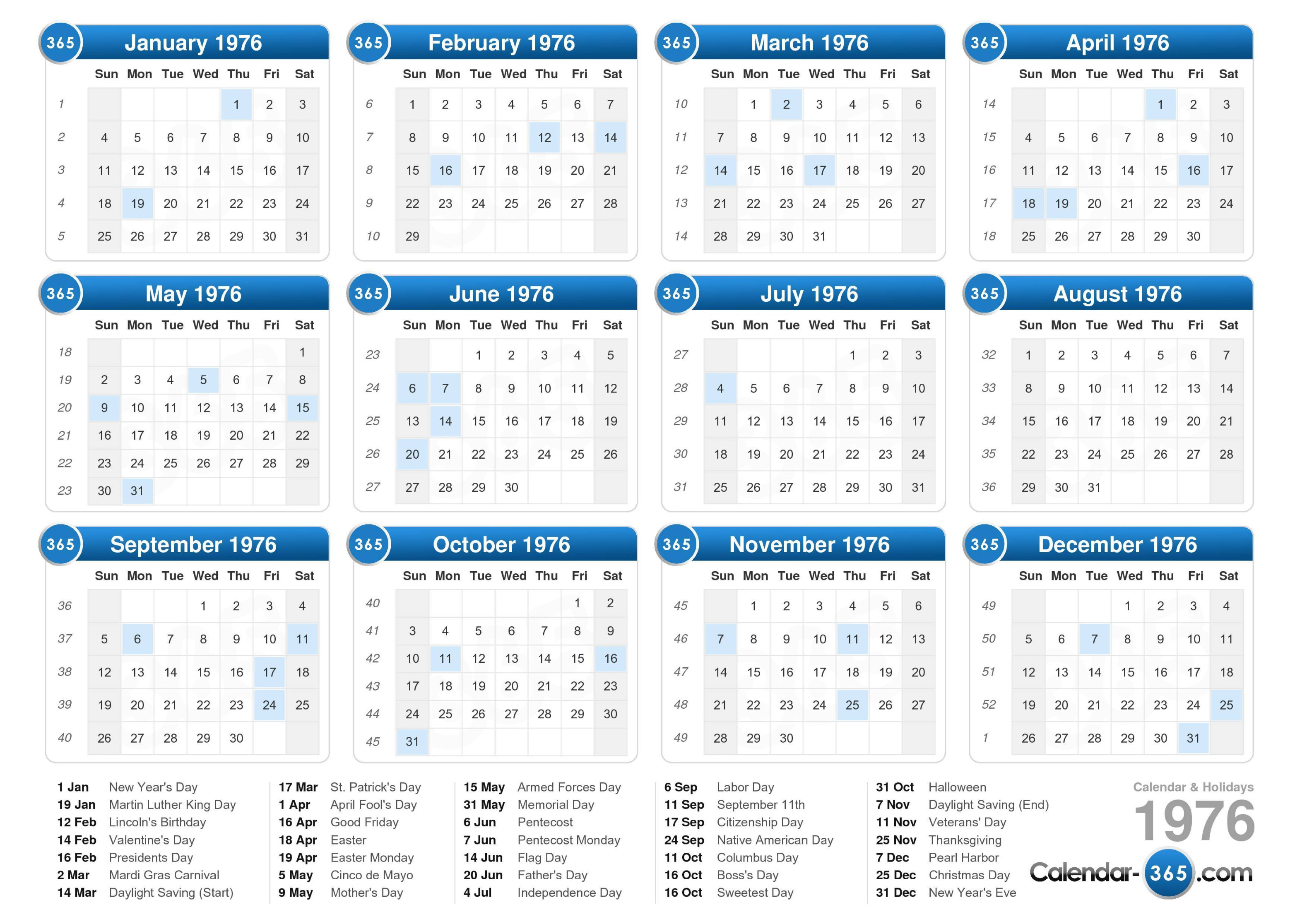 Calendar