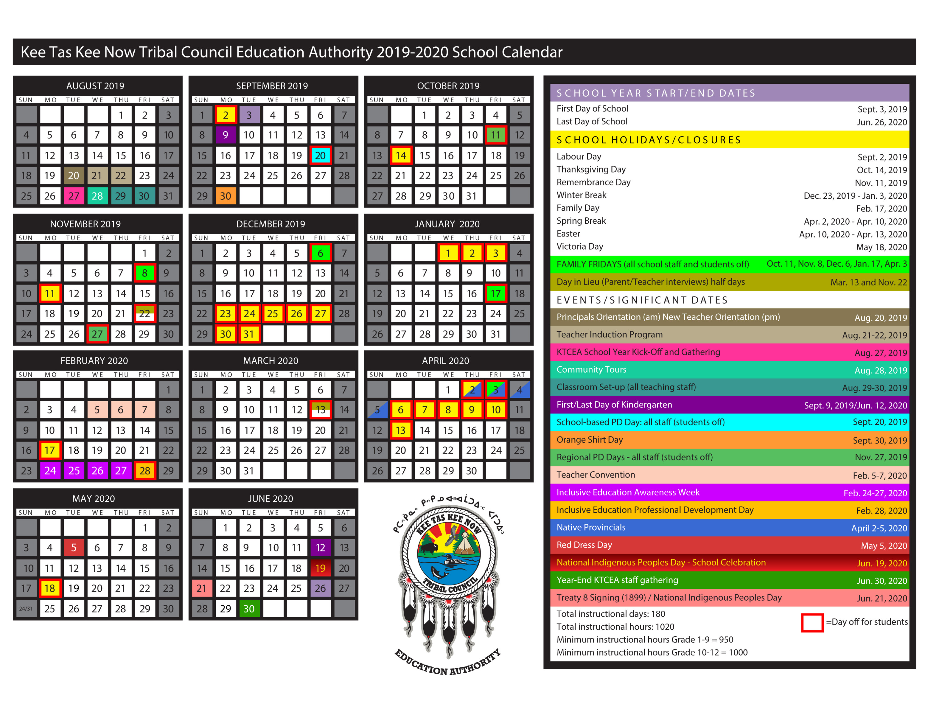 Changes to Current School Calendar (-) - KTCEA
