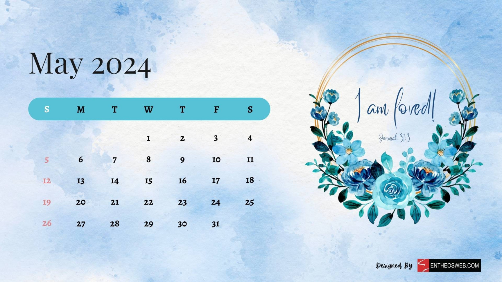 Christian Calendar Wallpaper  EntheosWeb