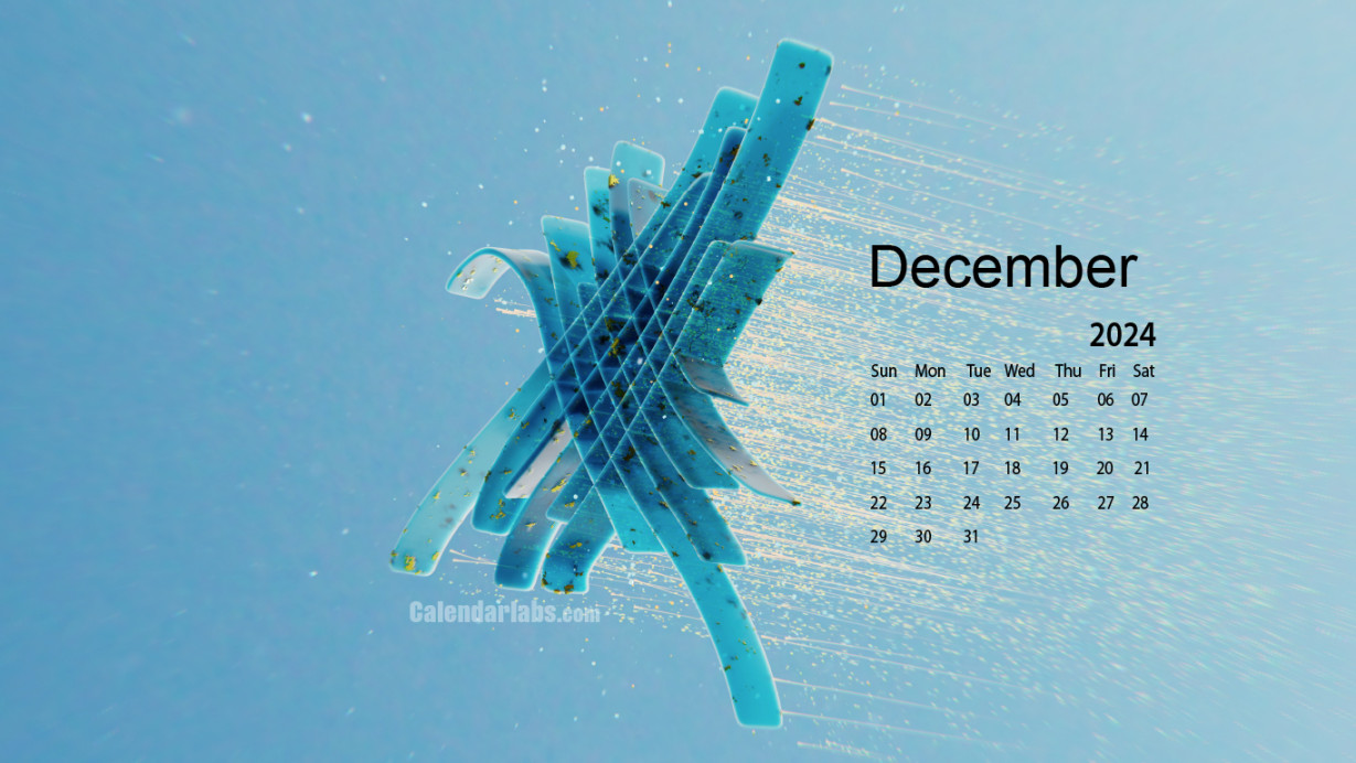 December  Desktop Wallpaper Calendar - CalendarLabs