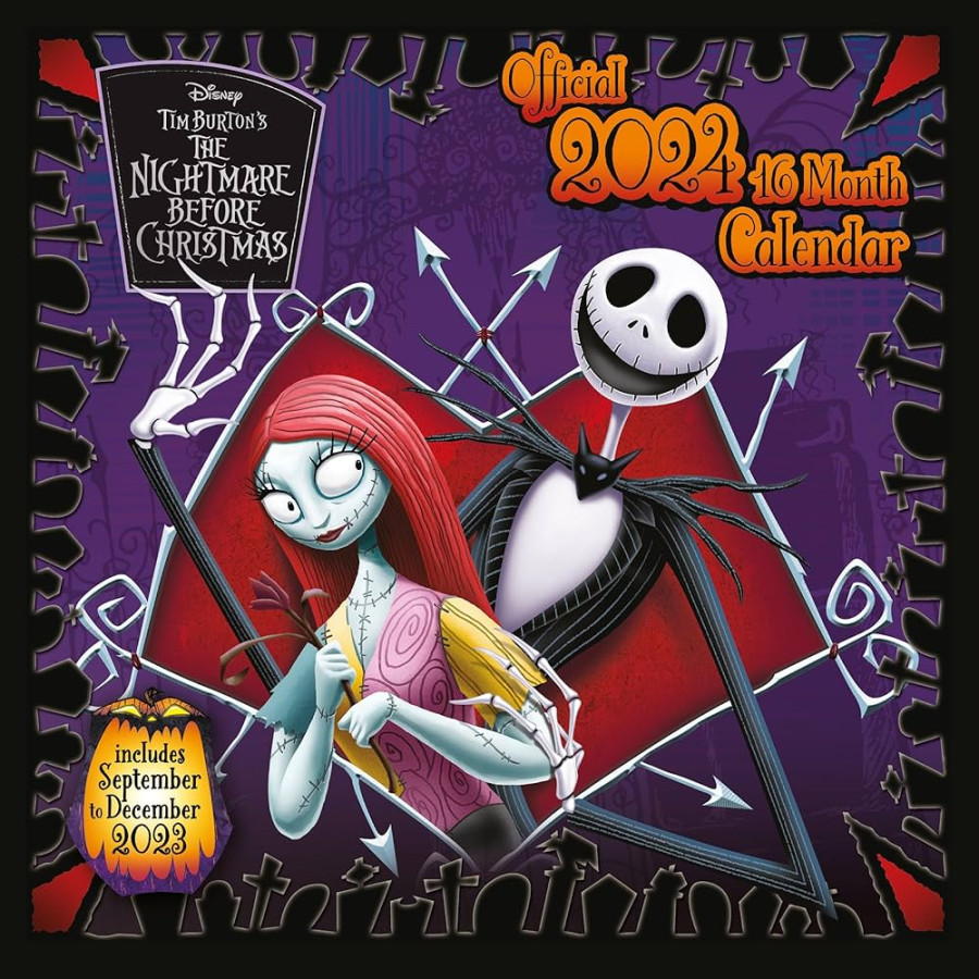 Disney The Nightmare Before Christmas Calendar  - Month to a