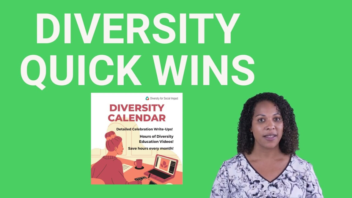 Diversity Calendar  Kit for Businesses and Workplace by