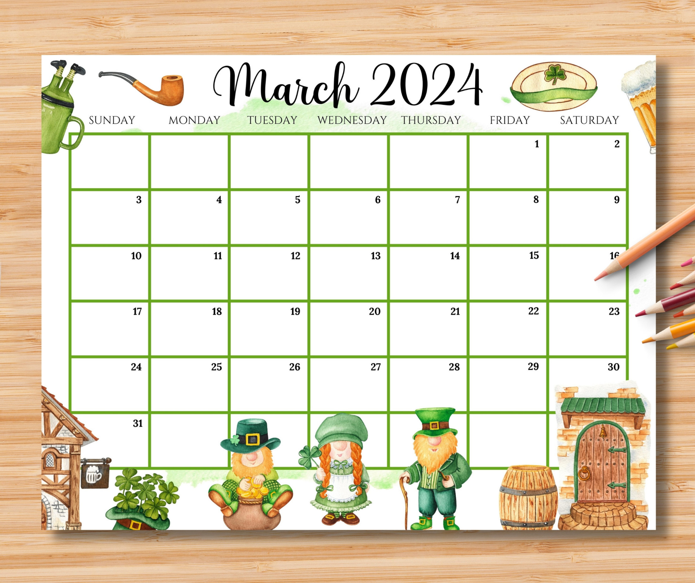 Editable March 2024 Calendar Good Calendar Idea Editable March 2024 Calendar Good Calendar Idea