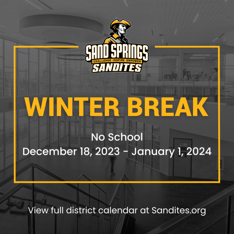 Sand Springs Schools Calendar