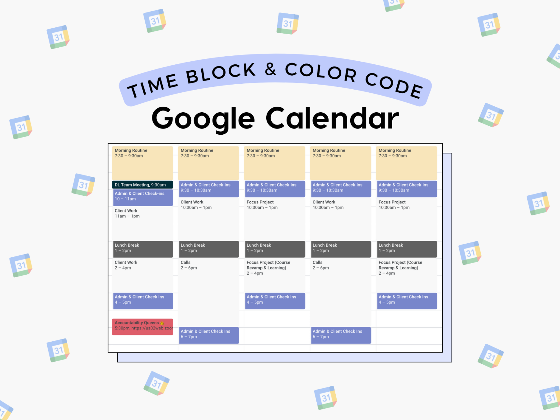 How I Time Block With Google Calendar  DaSilva Life