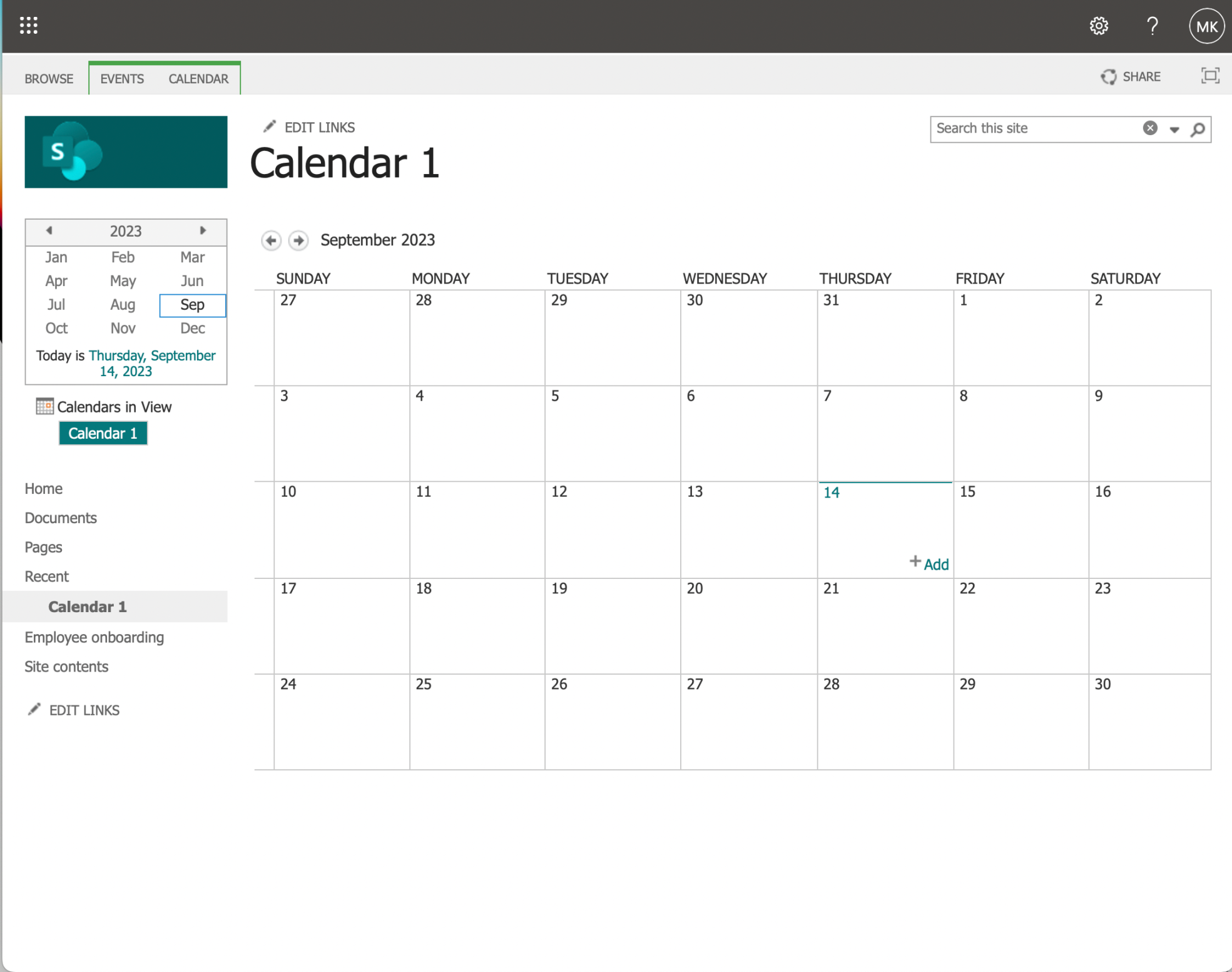 How to Create a Calendar in SharePoint Online:  Easy Steps