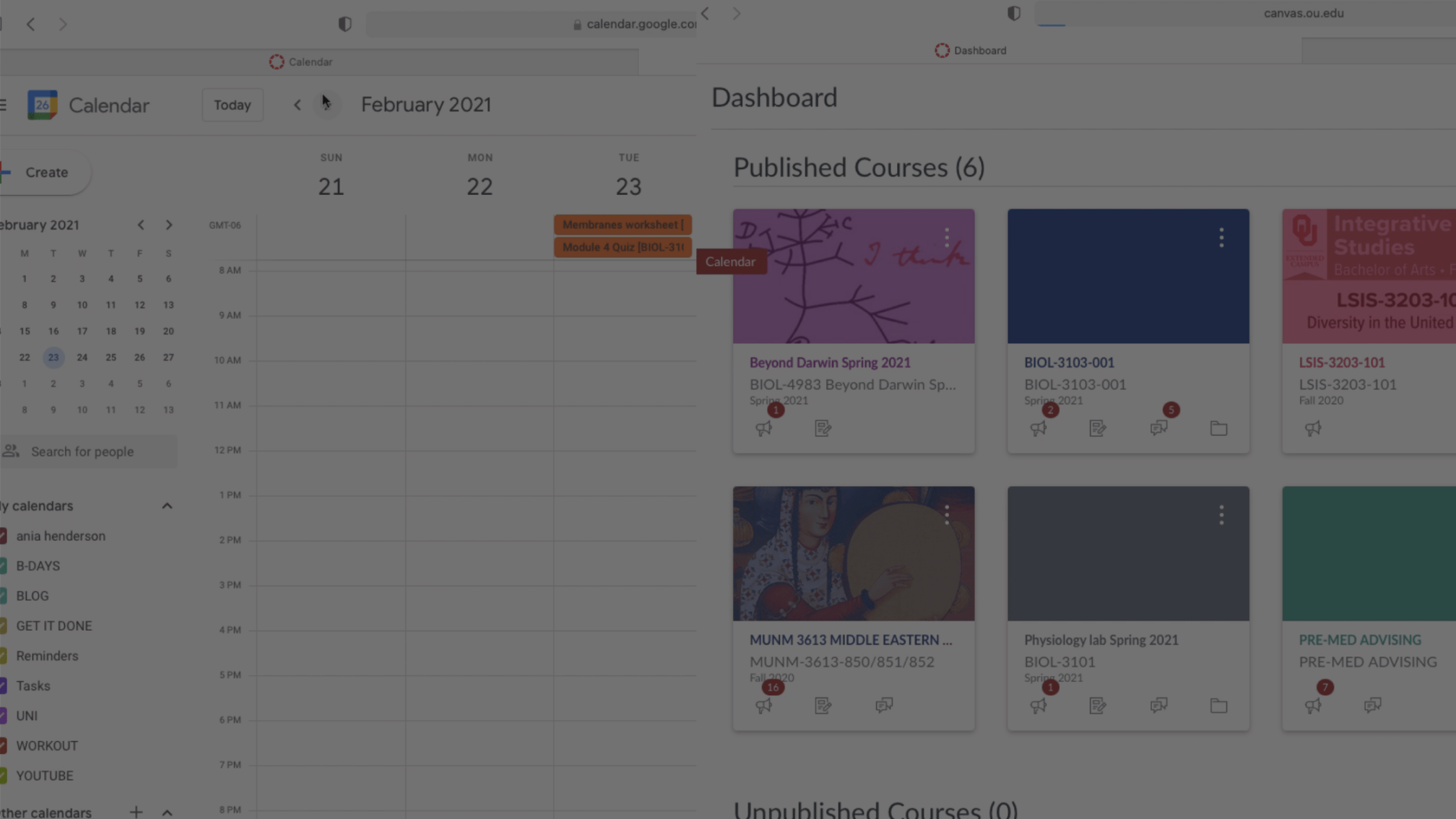How To Sync Canvas Calendar to Google Calendar -
