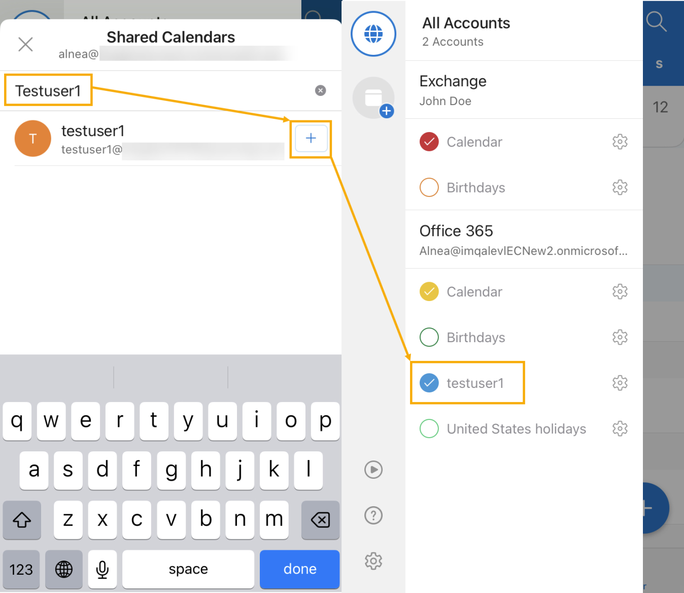 How To View a Shared Exchange Calendar on Mobile Device