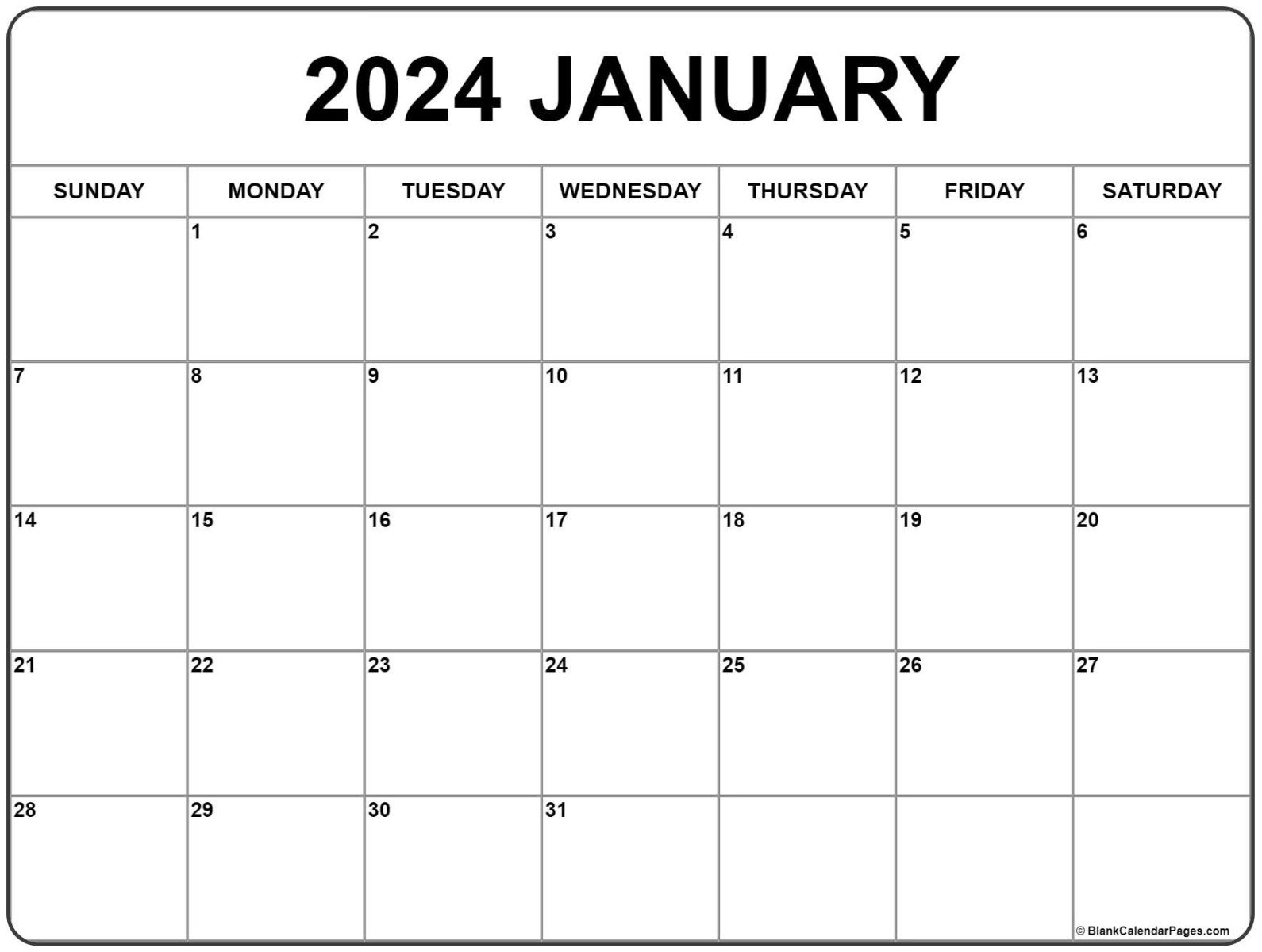 January  calendar  free printable calendar