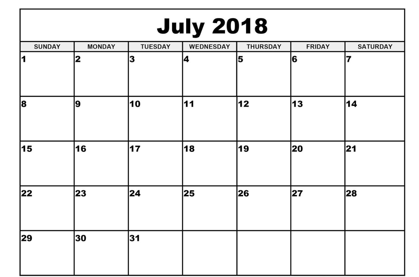 July  HD Calendar