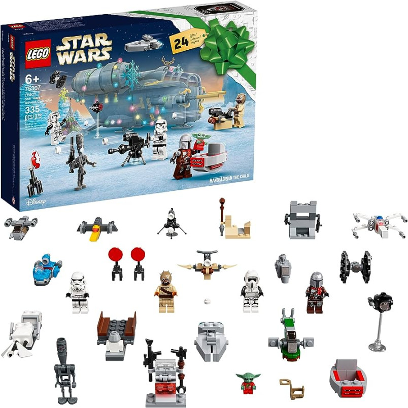 LEGO Star Wars Advent Calendar  Awesome Toy Building Kit for Kids with   Popular Characters and 1 Mini Builds; New  ( Pieces)