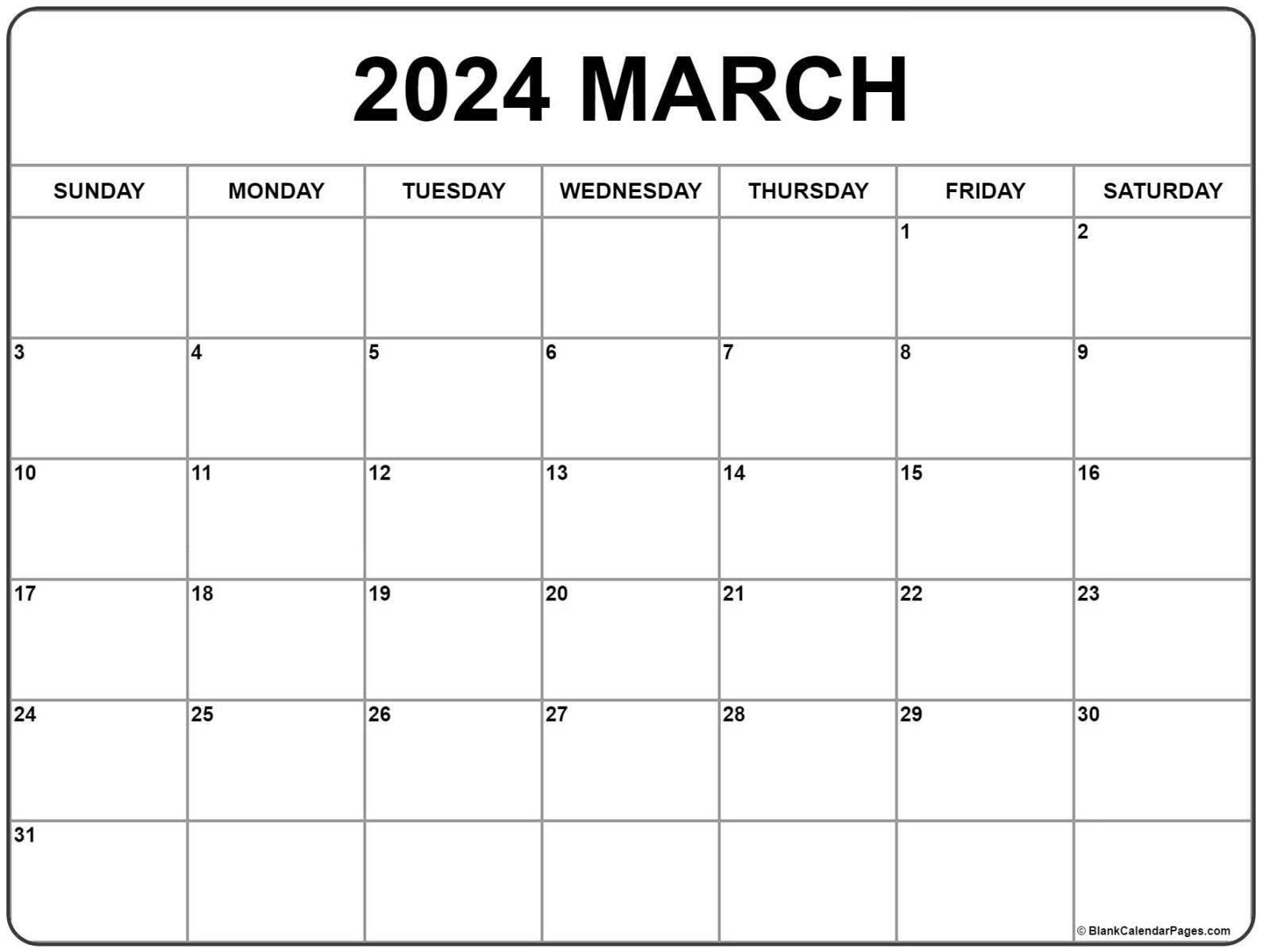 Editable March 2024 Calendar Good Calendar Idea Editable March 2024 Calendar Good Calendar Idea