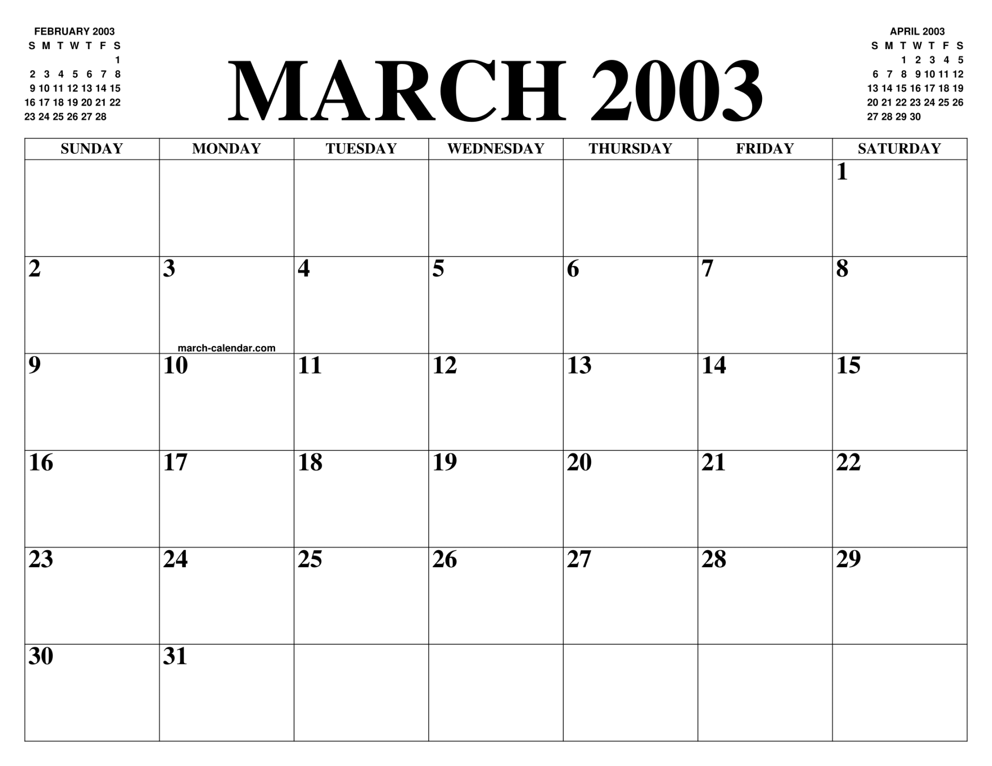 MARCH  CALENDAR OF THE MONTH: FREE PRINTABLE MARCH CALENDAR OF