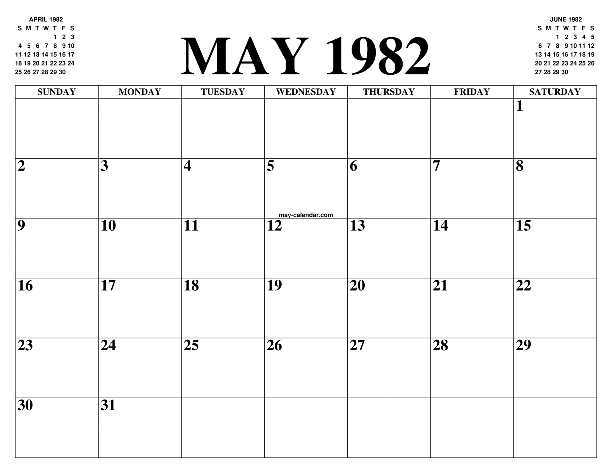 MAY  CALENDAR OF THE MONTH: FREE PRINTABLE MAY CALENDAR OF THE