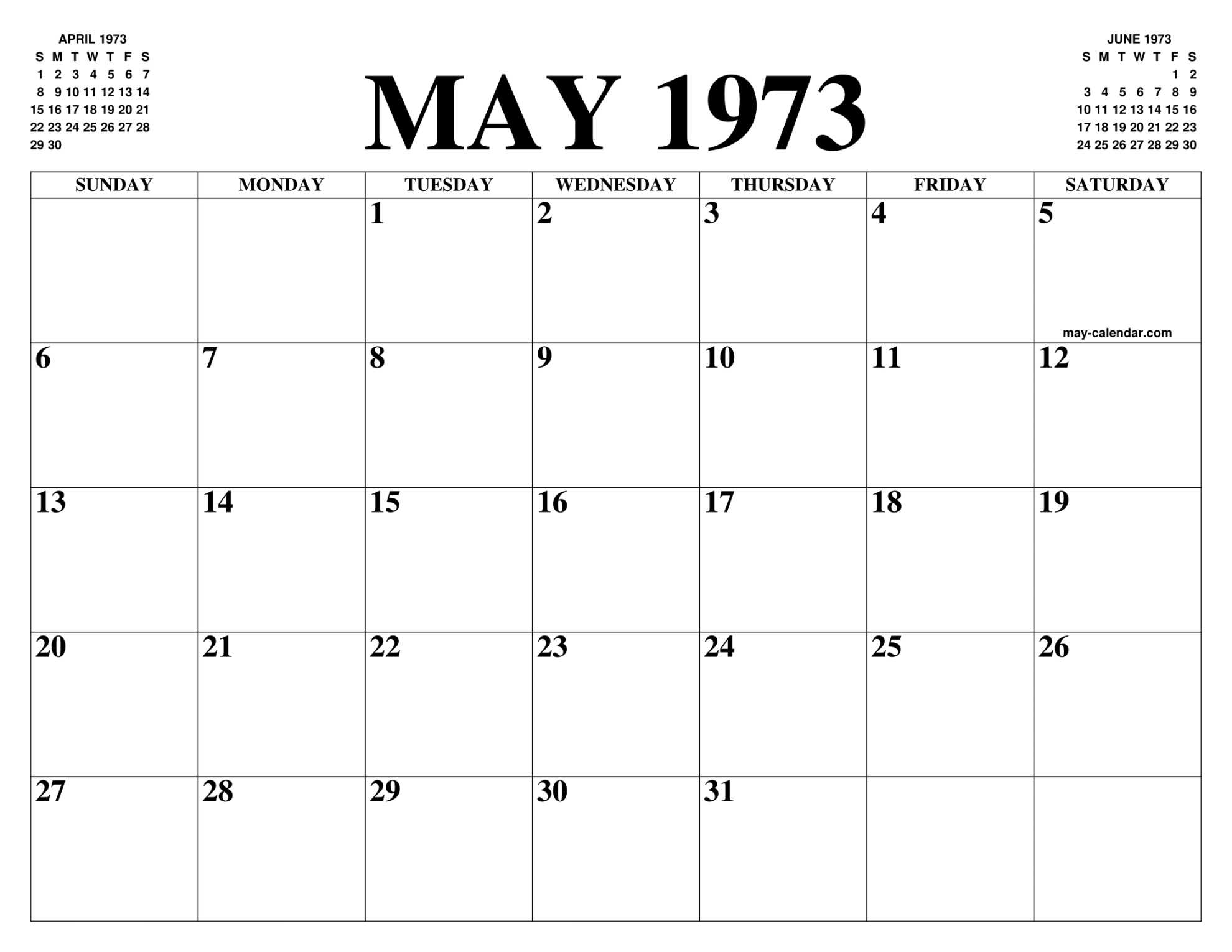 MAY  CALENDAR OF THE MONTH: FREE PRINTABLE MAY CALENDAR OF THE