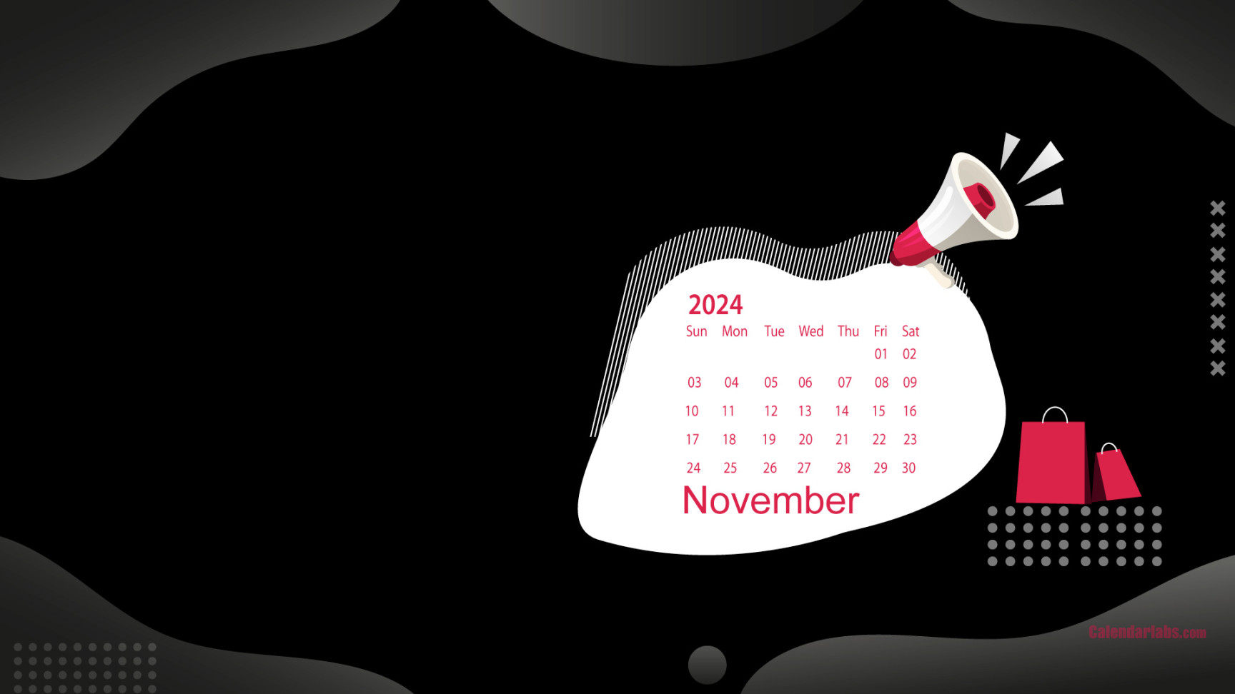 November  Desktop Wallpaper Calendar - CalendarLabs