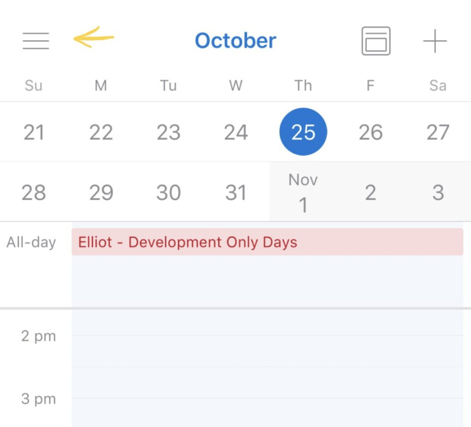 Open a shared calendar in Outlook for iOS - GCIT