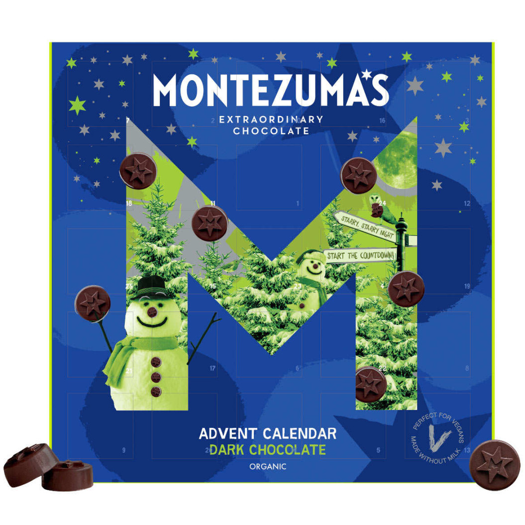 Organic and Vegan Dark Chocolate Advent Calendar - Montezuma