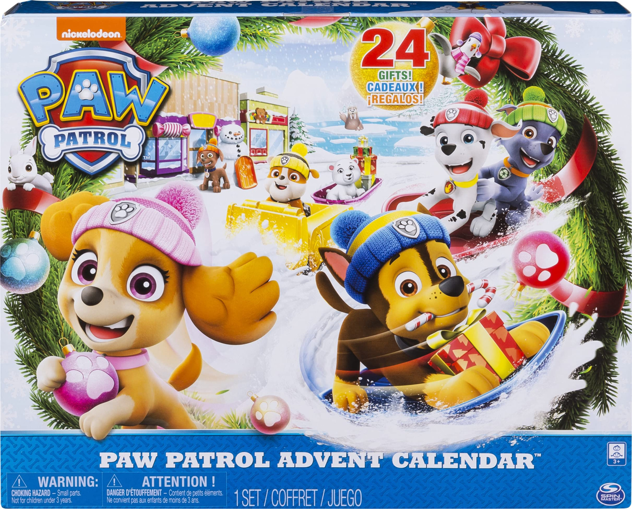 Paw Patrol - Advent Calendar - Includes  Collectible Figures