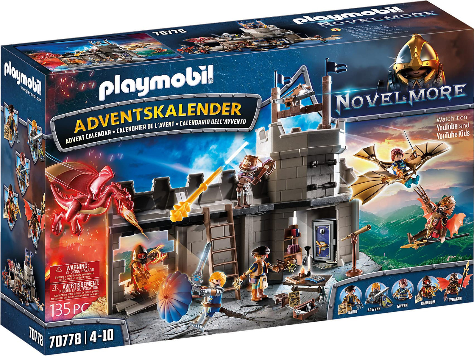 PLAYMOBIL Advent Calendar Novelmore - Dario
