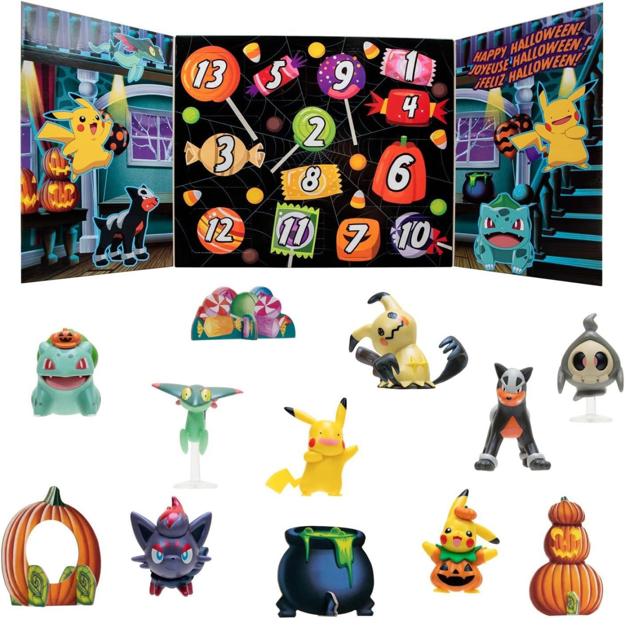Pokemon Halloween  Day Action Figure Advent Holiday Advent