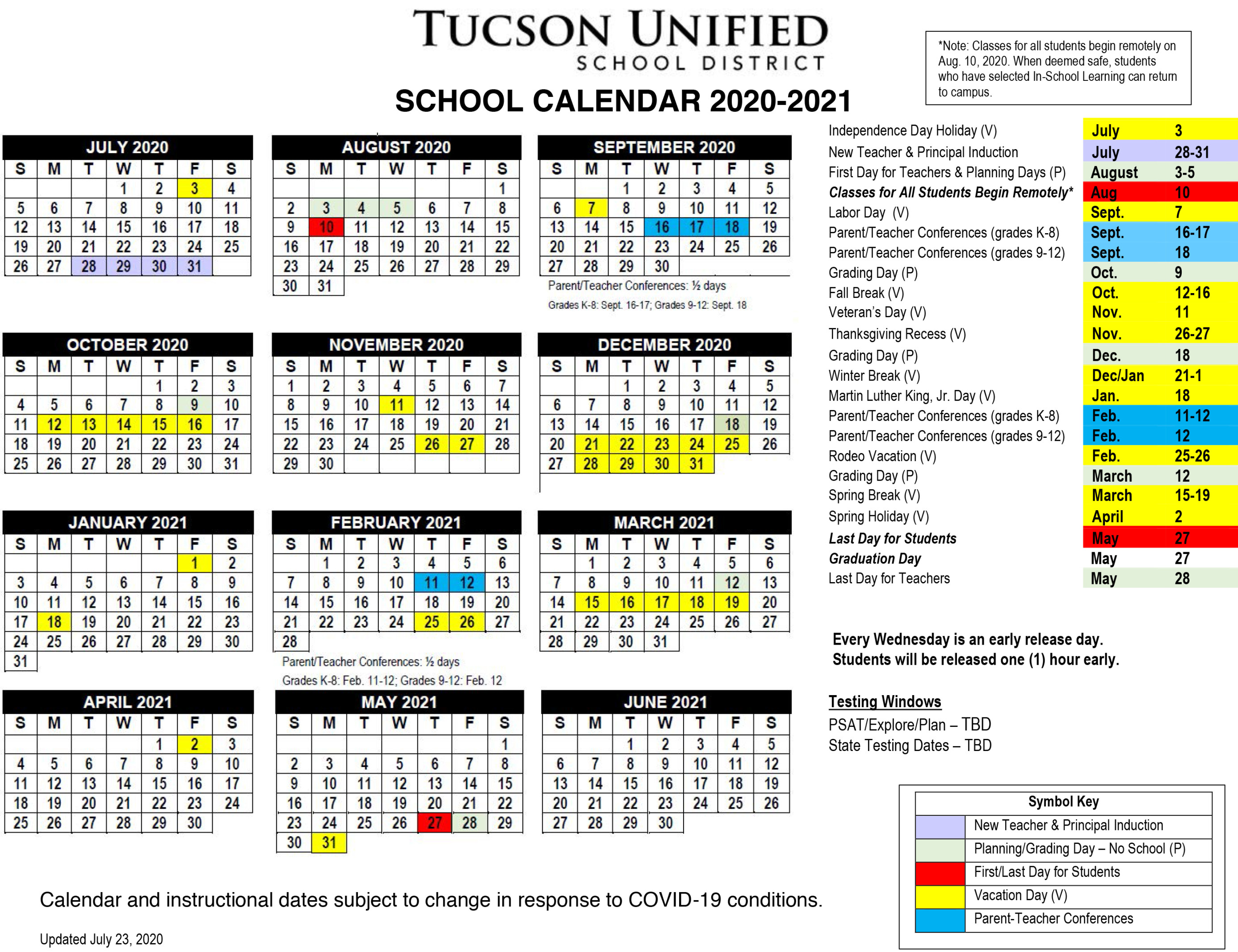 TUCSON UNIFIED SCHOOL DISTRICT (TUSD)  Bear Essential News