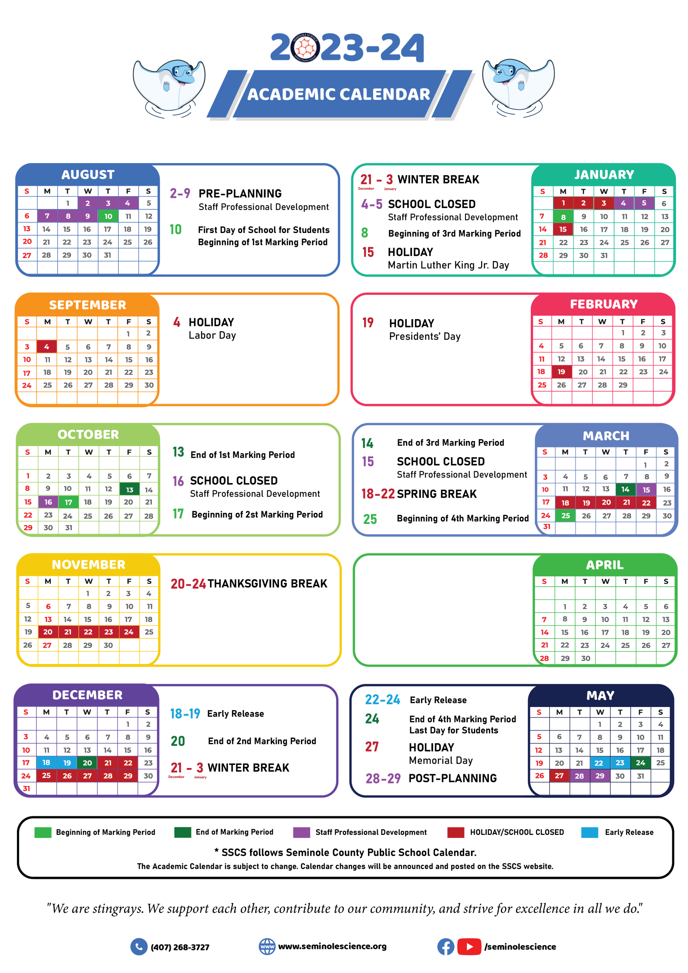 Academic Calendar