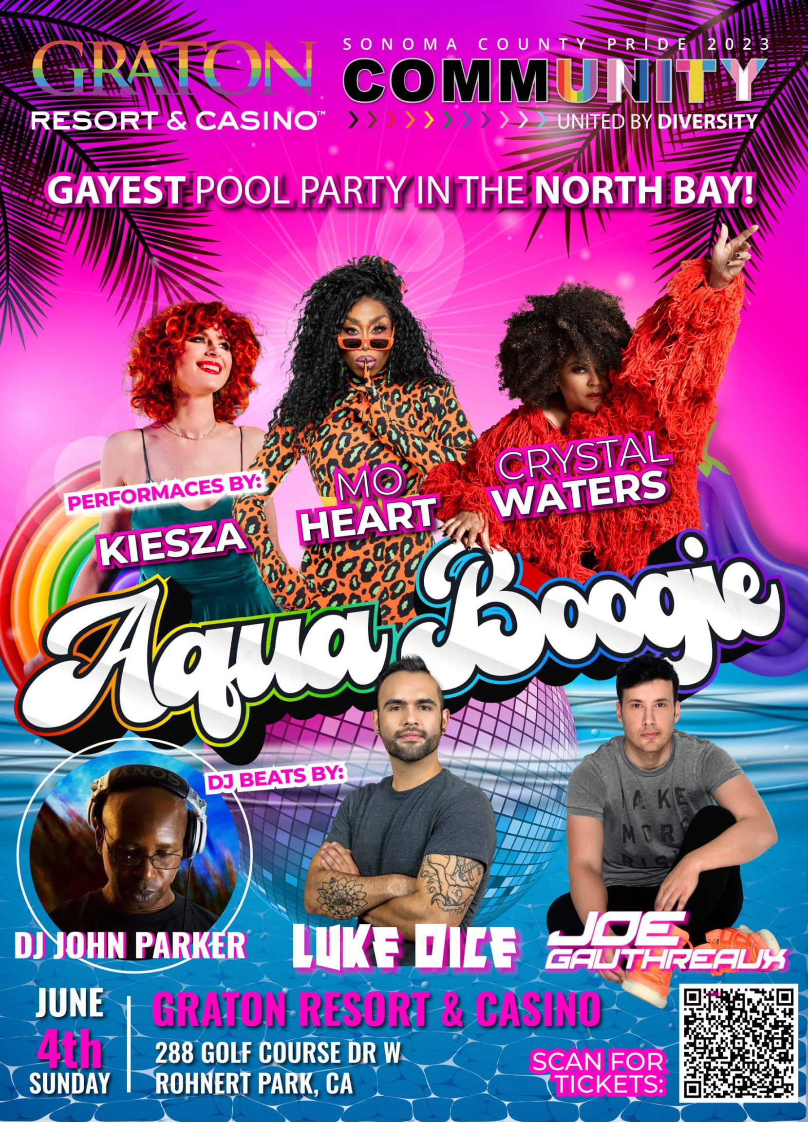 Aqua Boogie Pool Party at Graton Resort & Casino – The Krush .