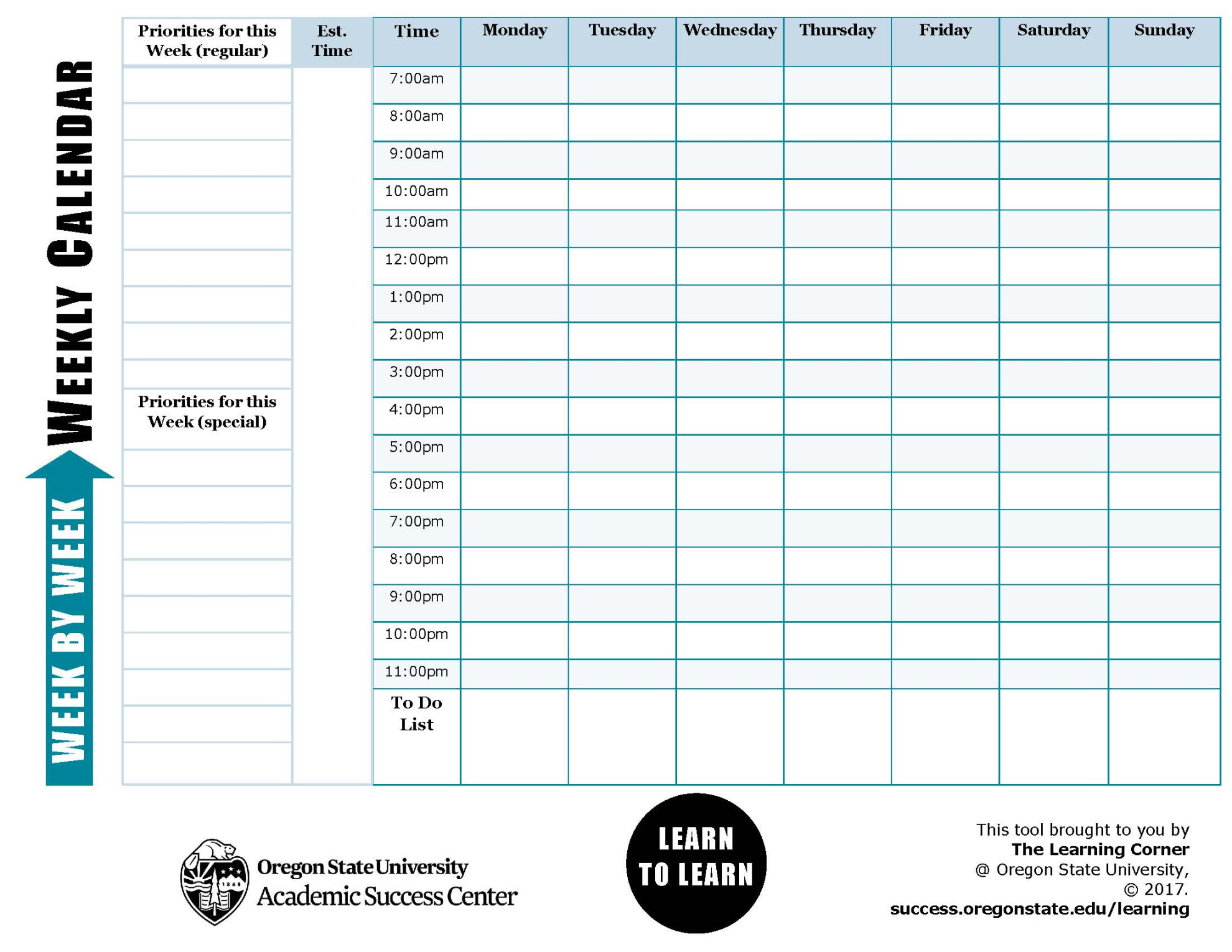 Build Your Time Management Toolbox  Academic Success Center
