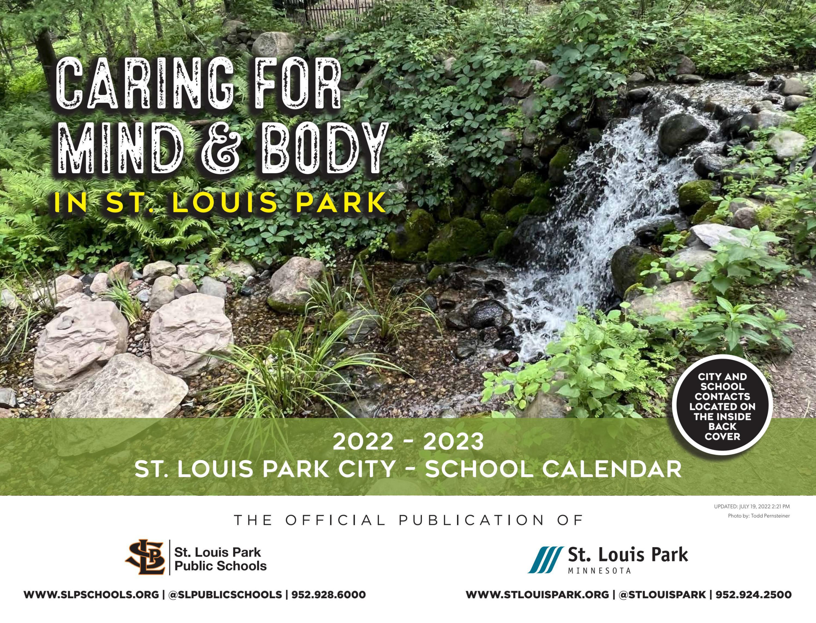City-school calendar: - by City of St