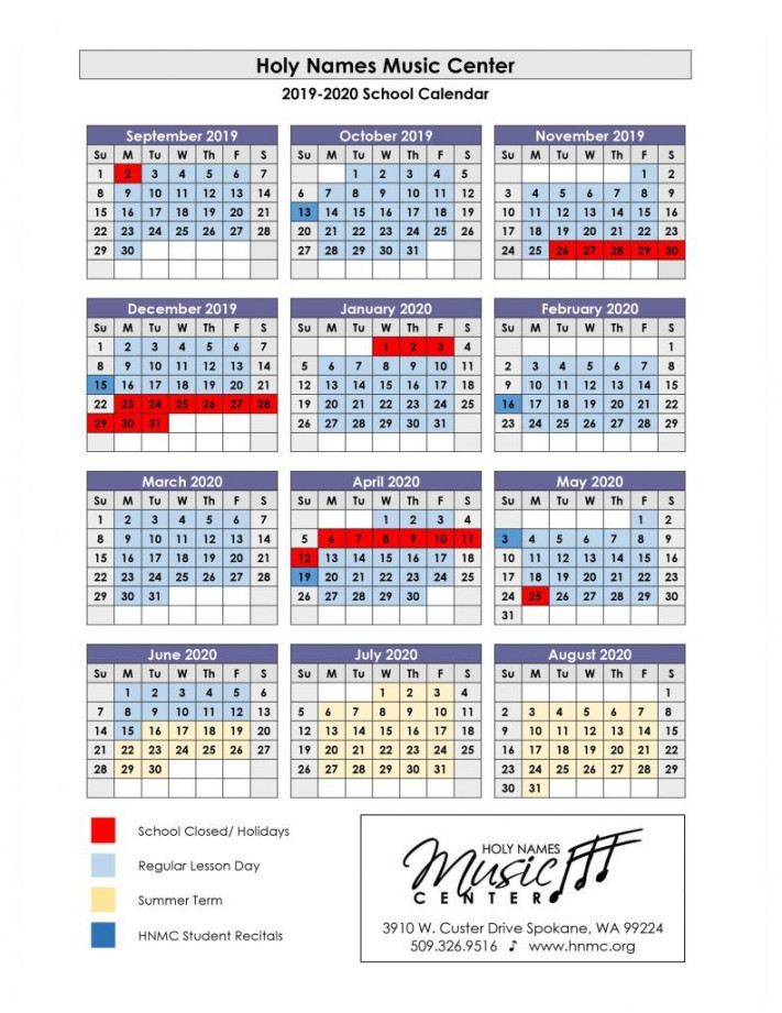 Explore Spokane Community College Calendar