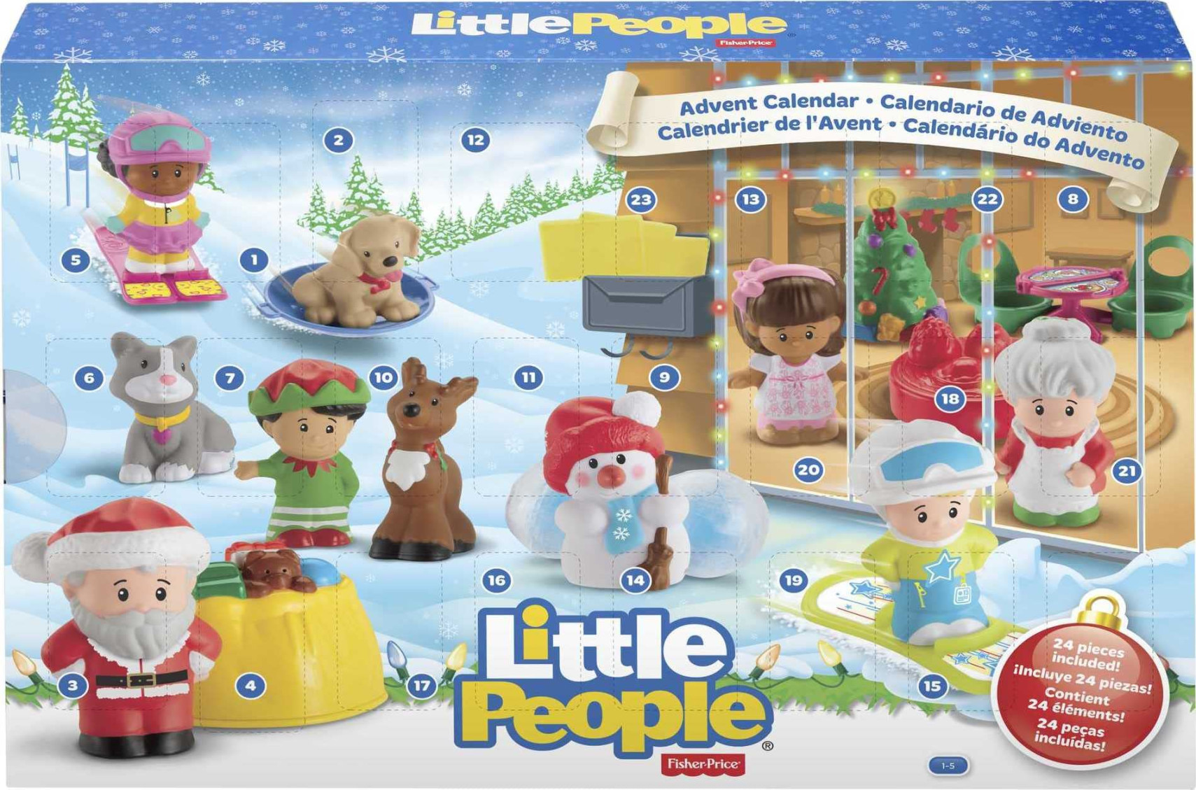 Fisher-Price Little People Advent Calendar, Count Down to Christmas with  Your Toddler