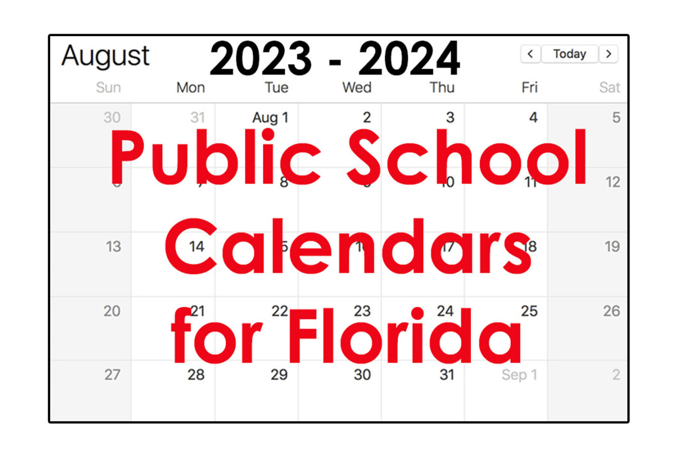 St Johns County Public Schools Calendar