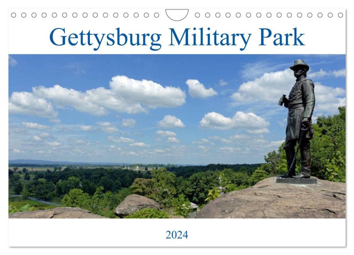 Gettysburg Military Park (Wall Calendar  DIN A Landscape), CALVENDO   Month Wall Calendar