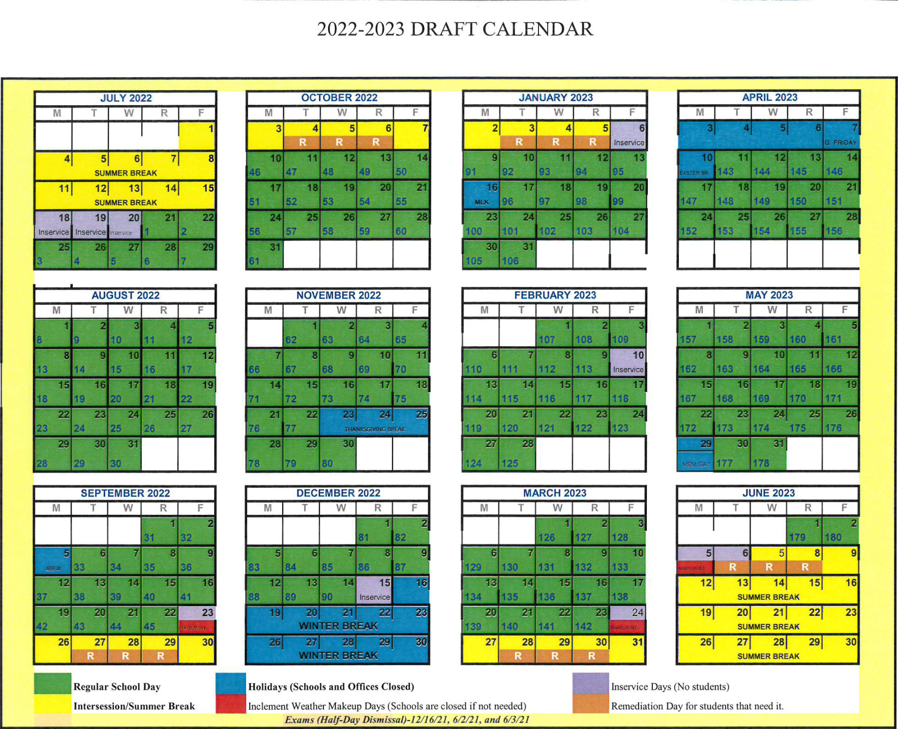 Greenwood School District  adopts new modified calendars