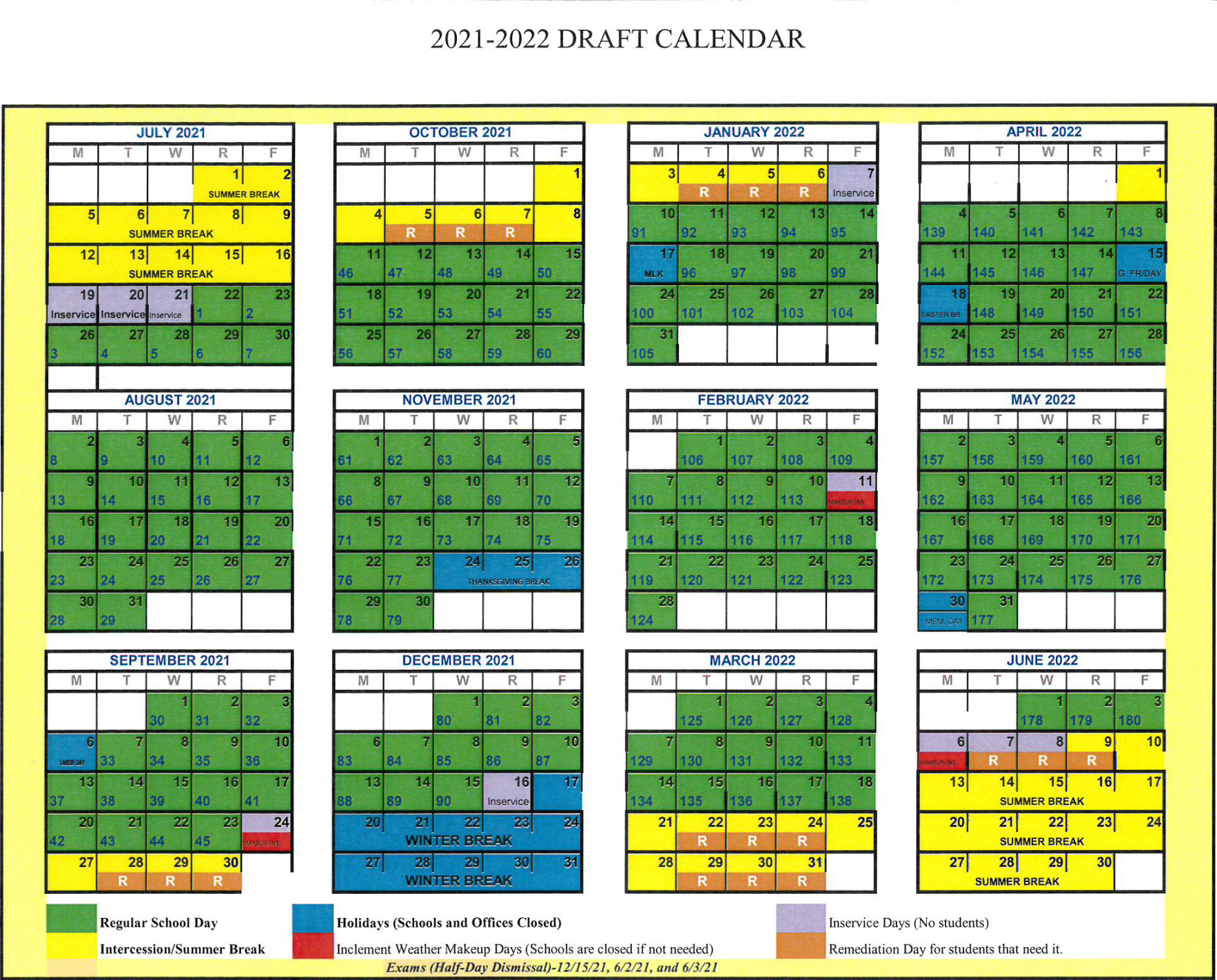 Greenwood School District  adopts new modified calendars