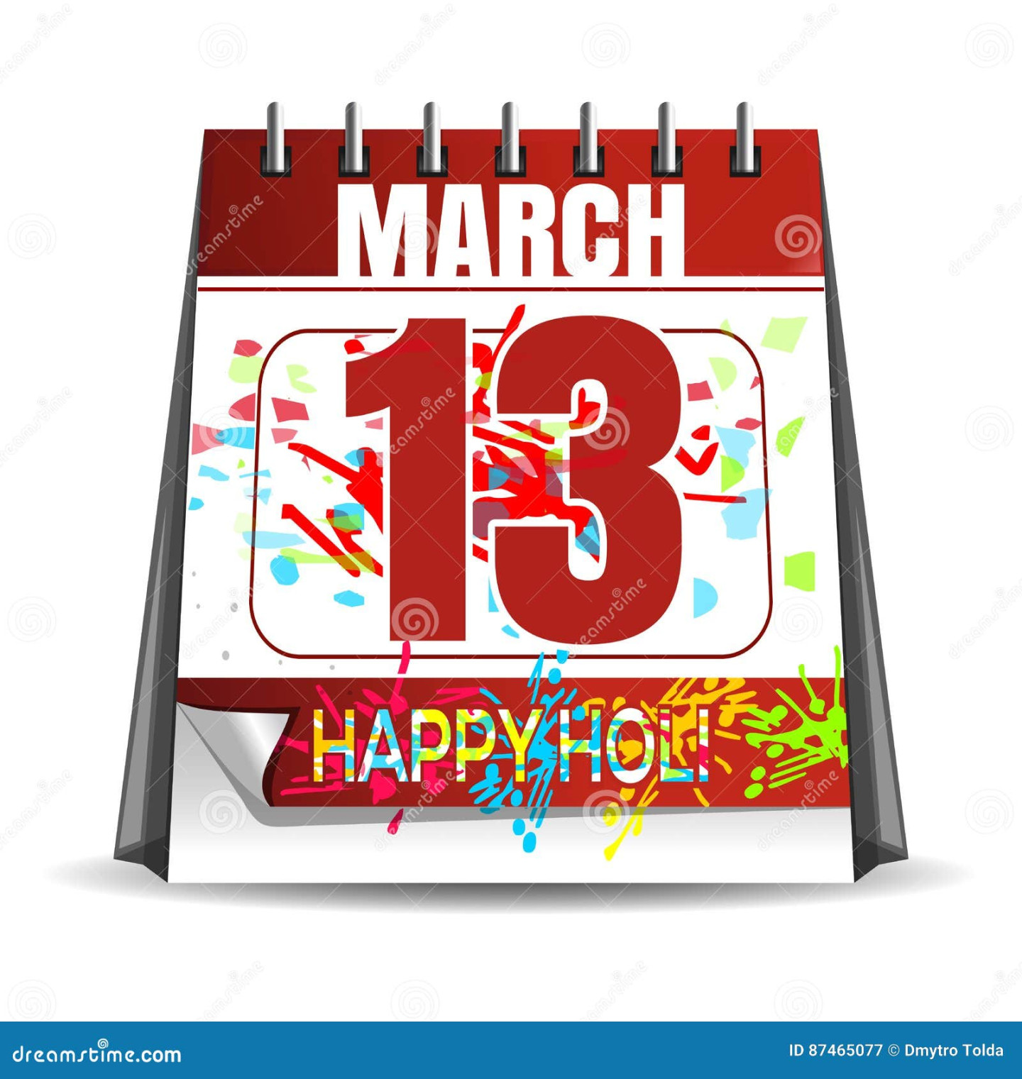 Happy Holi - . Holiday Date in the Calendar