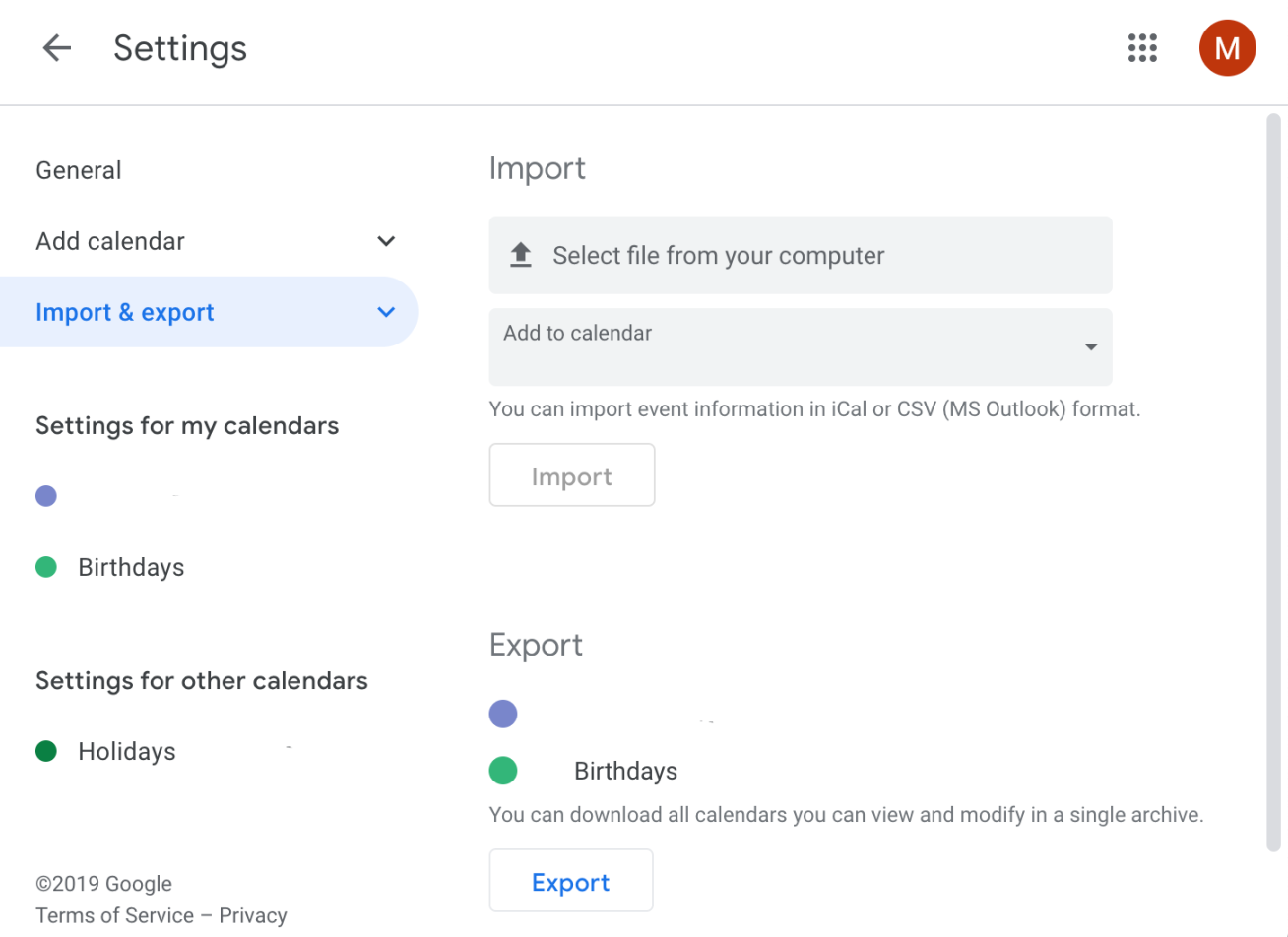 Google Calendar Import Ics File