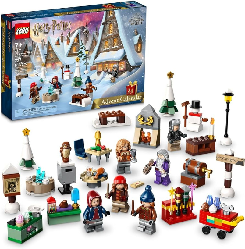LEGO Harry Potter  Advent Calendar  Christmas Countdown Playset  with Daily Suprises, Discover New Experiences with This Featuring