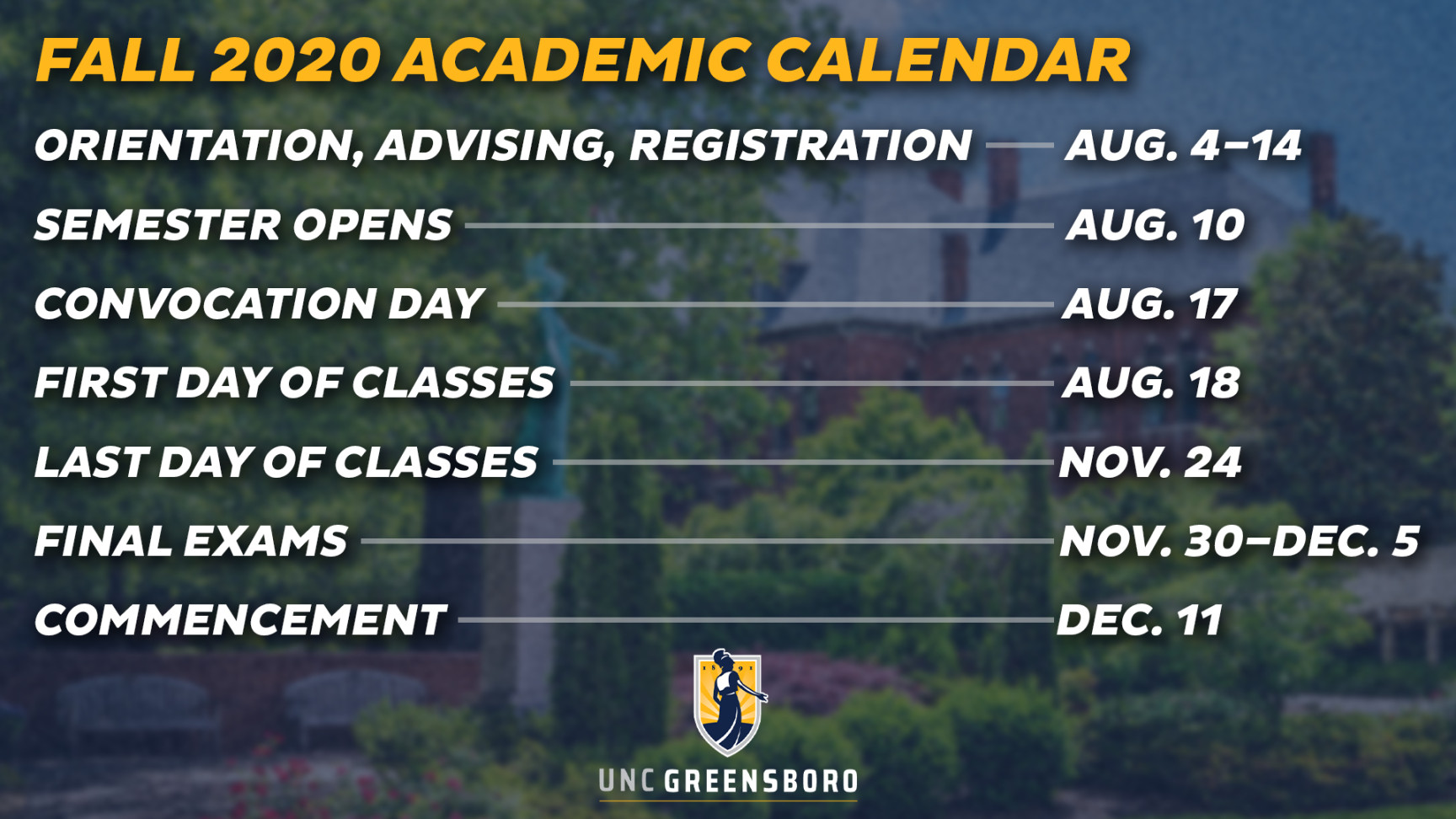 Lehigh Academic Calendar