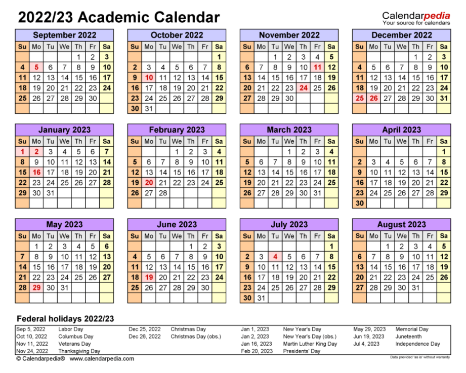 Lehman College Academic Calendar