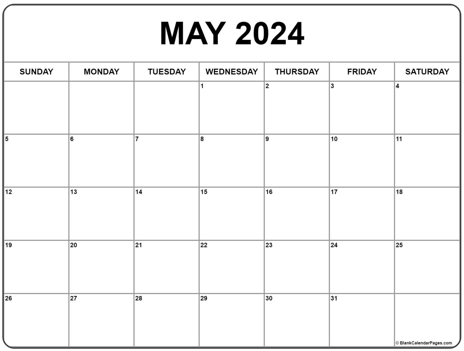May  calendar  free printable calendar