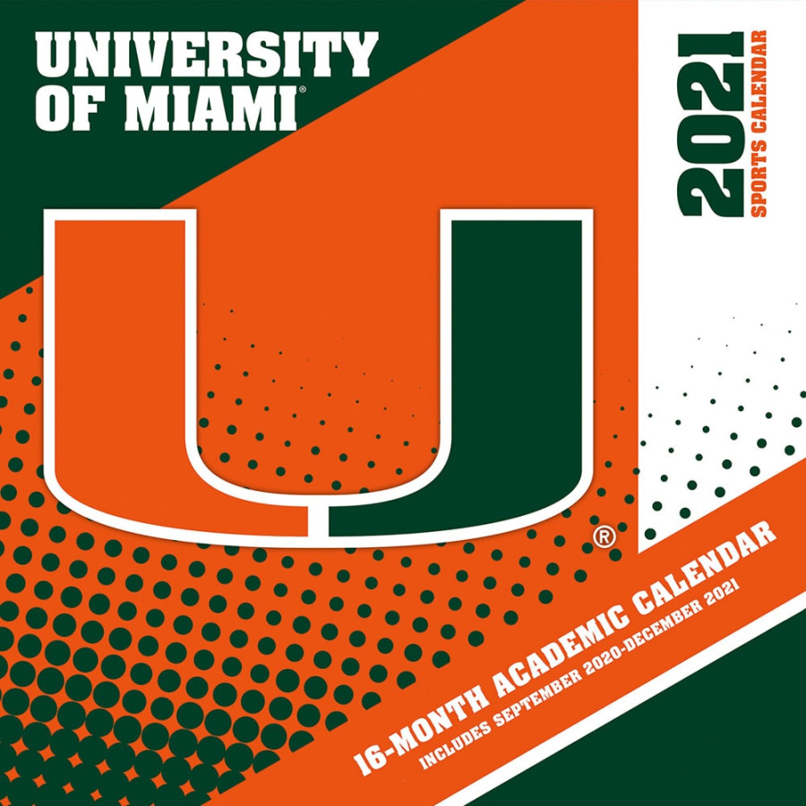 Miami Hurricanes  Wall Calendar