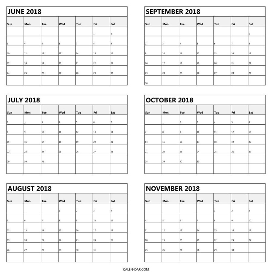 Month Calendar Template  Blank calendar template, Calendar